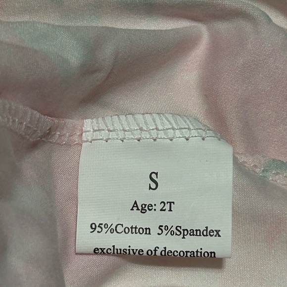 NEW Boutique Girl’s Flutter Sleeve Pink Floral Dress - Picture 10 of 10